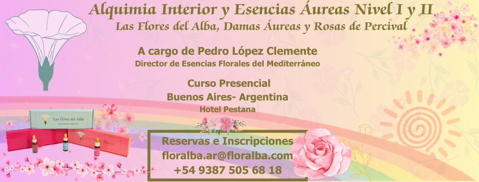 Alquimia interior y esencias aureas nivel 1 y 2