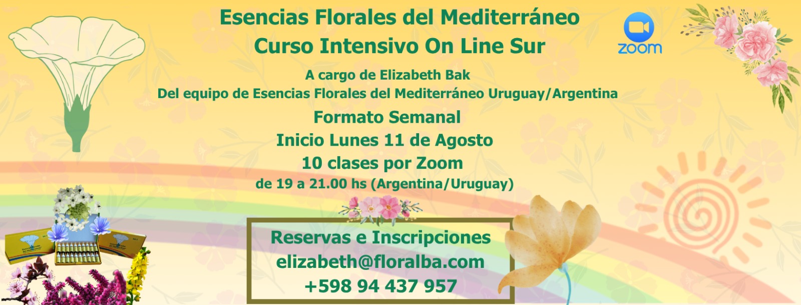 Curso intensivo on line sur Flores del Mediterraneo