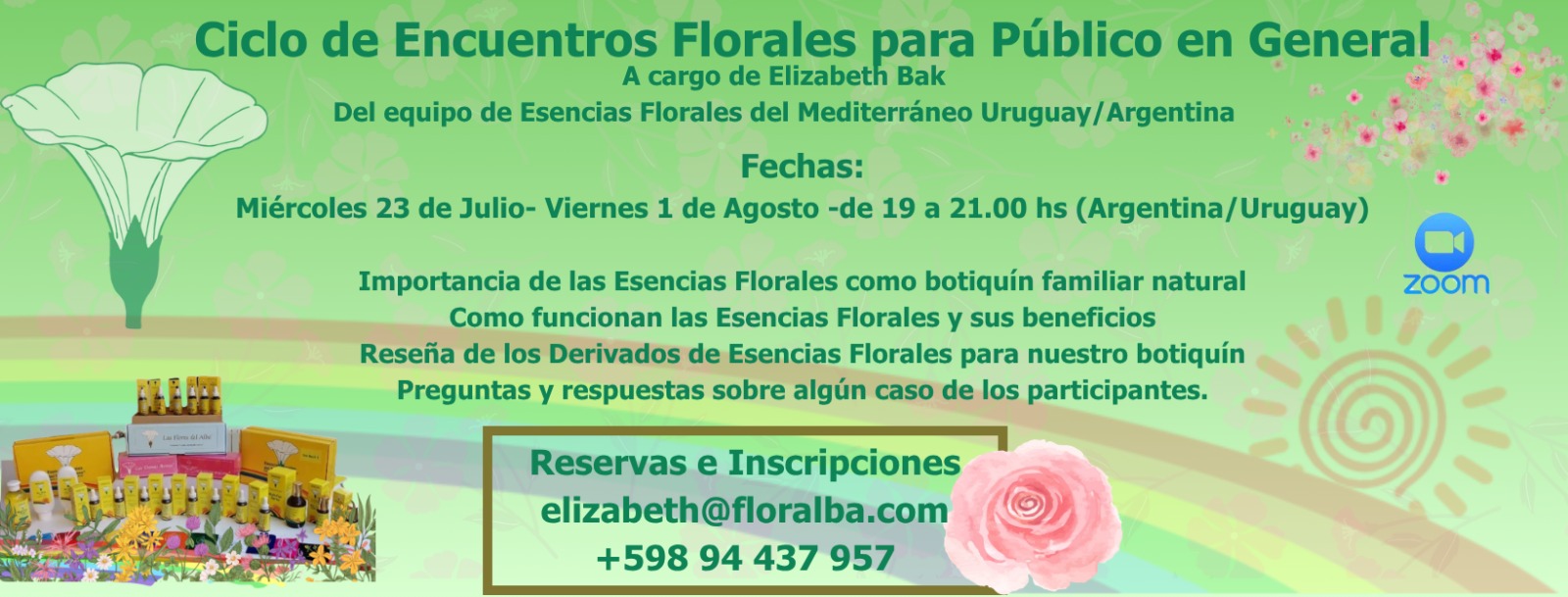 Ciclo de encuentros florales para público en general